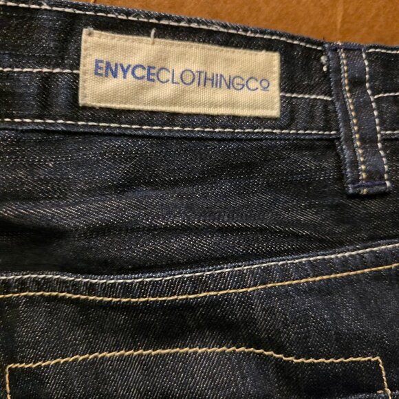 Y2K Enyce Sean Combs Jeans Mens 40x32 Blue Baggy Hip Hop Streetwear Grunge 90s - Picture 8 of 11